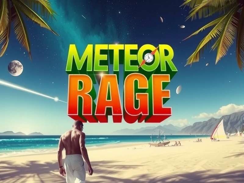 Meteor Rage Goa - Explosive Action in Goa Meteor Rage Goa Main Screen with Goa Beach Background