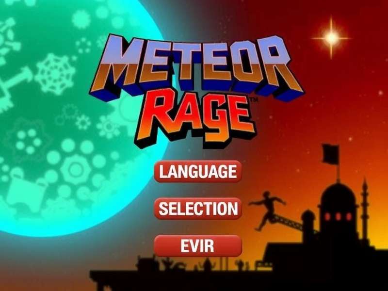 Meteor Rage Goa - Local Languages for Indian Players Meteor Rage Goa Language Selection Screen