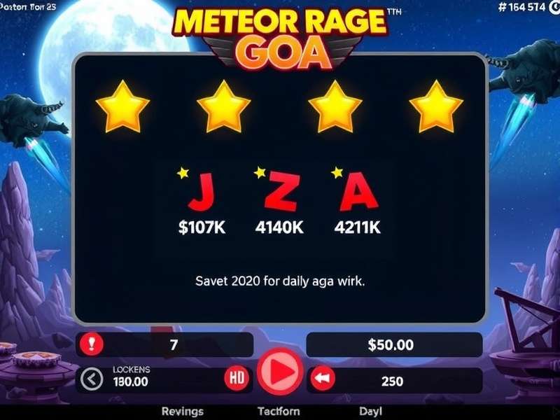 Meteor Rage Goa - Free Rewards for Players Meteor Rage Goa Daily Rewards Screen